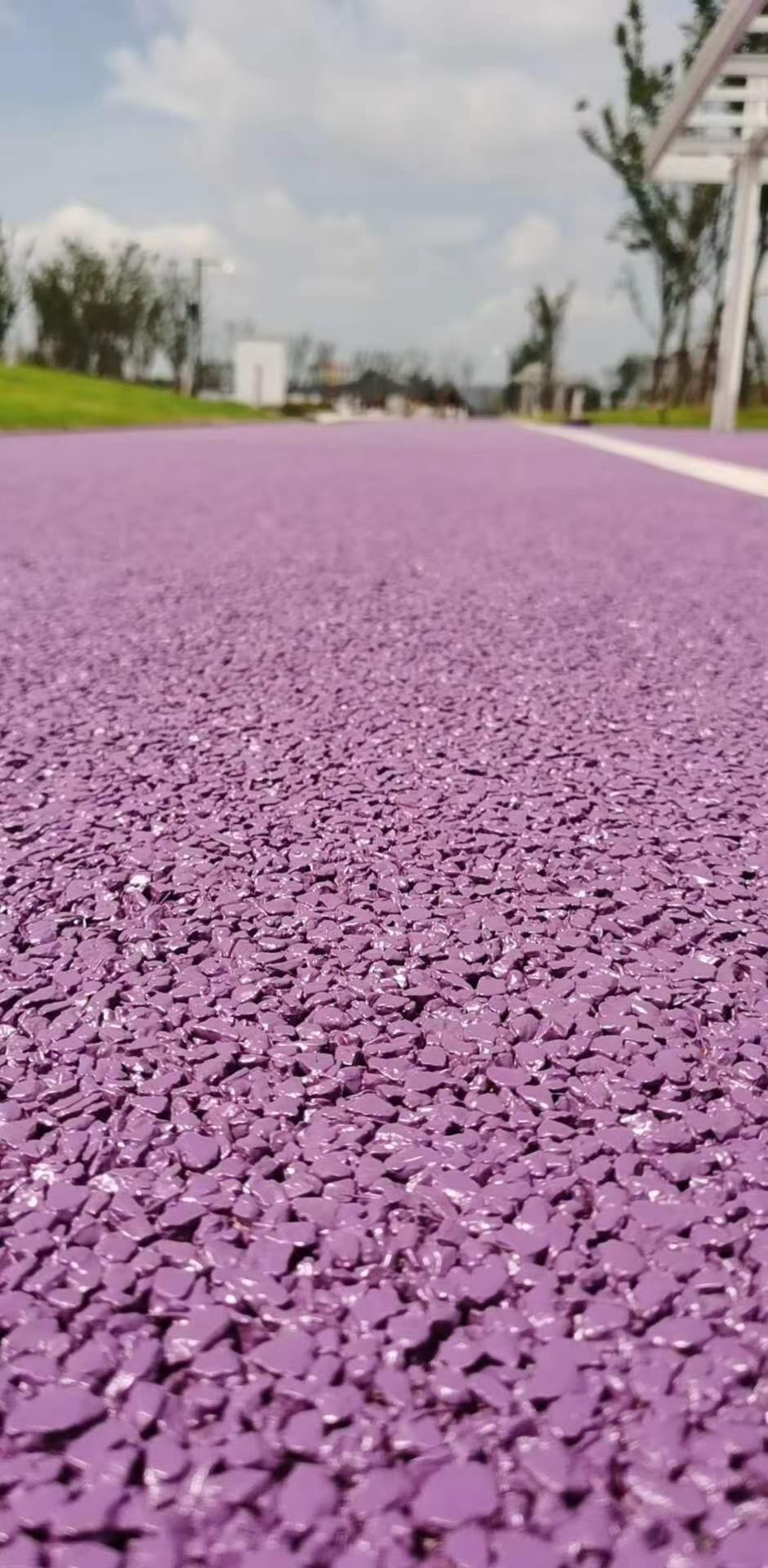 彩色透水混凝土路面岚石