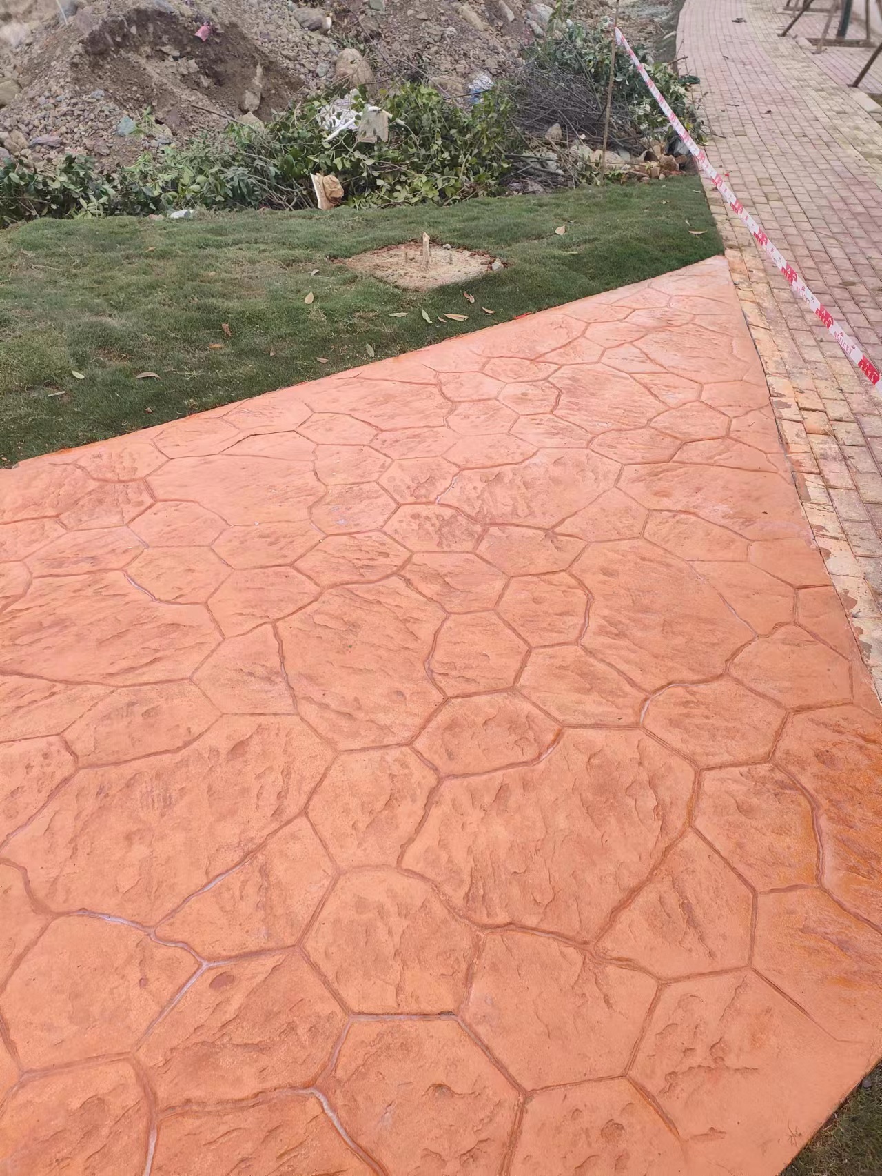 上海岚石压模地坪